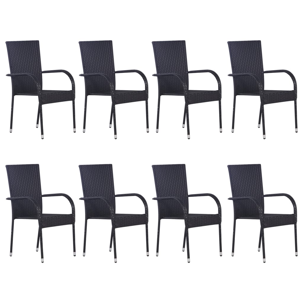 9-Delige Tuinset Zwart