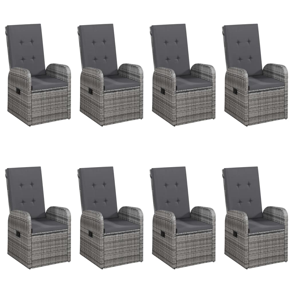 9-Delige Tuinset Grijs