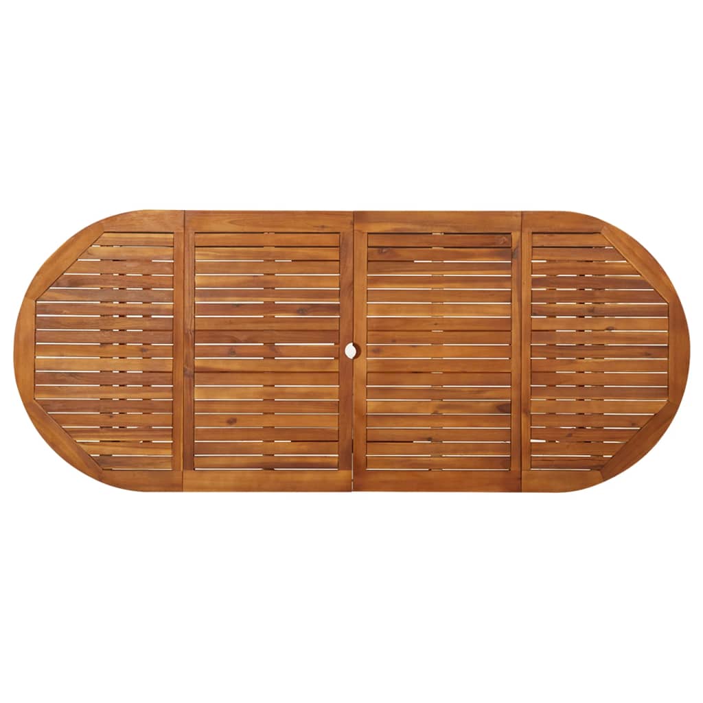 Tuintafel 220X90X75 Cm Massief Acaciahout