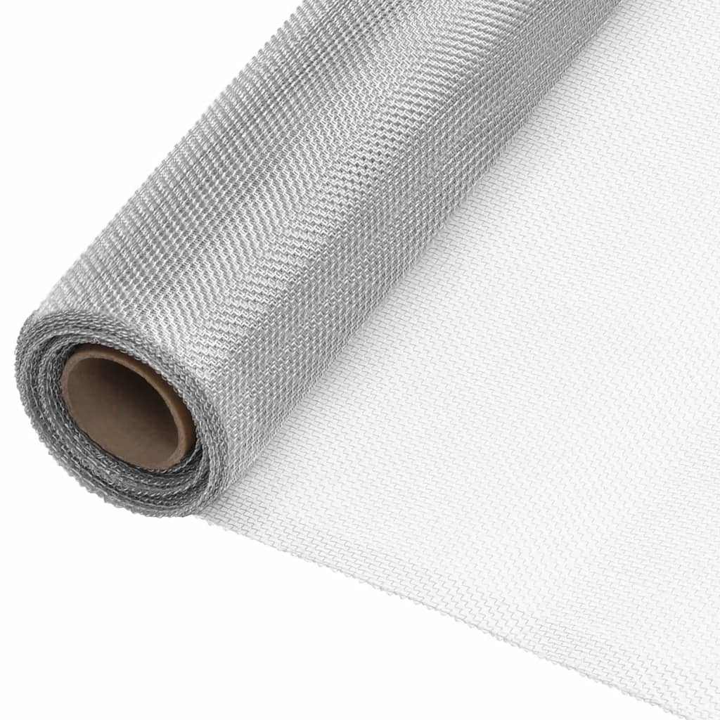 Gaas 60X1000 Cm Aluminium Zilverkleurig