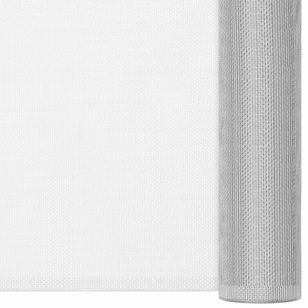 Gaas 60X1000 Cm Aluminium Zilverkleurig