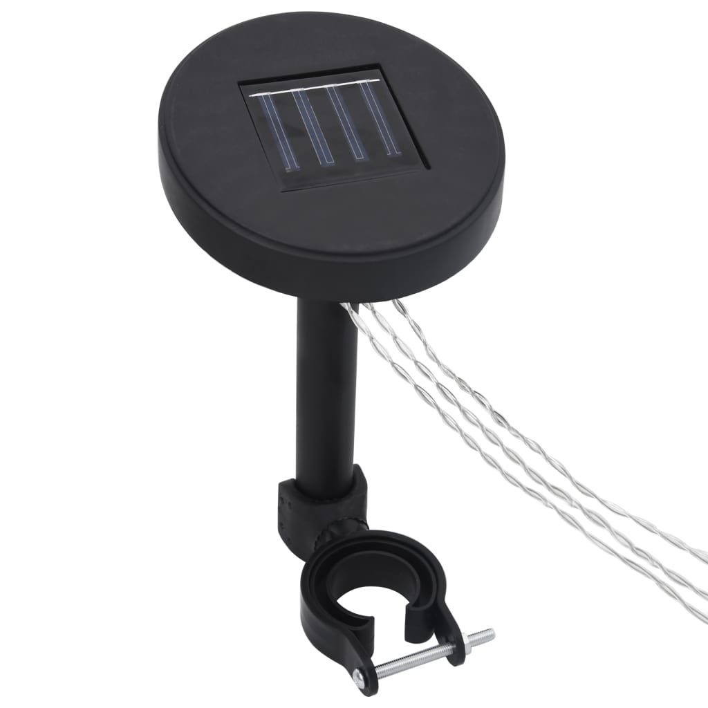 Prieel Met Led-Lichtslinger 300X300 Cm Antracietkleurig