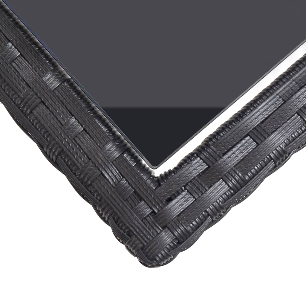 3-Delige Tuinset Zwart