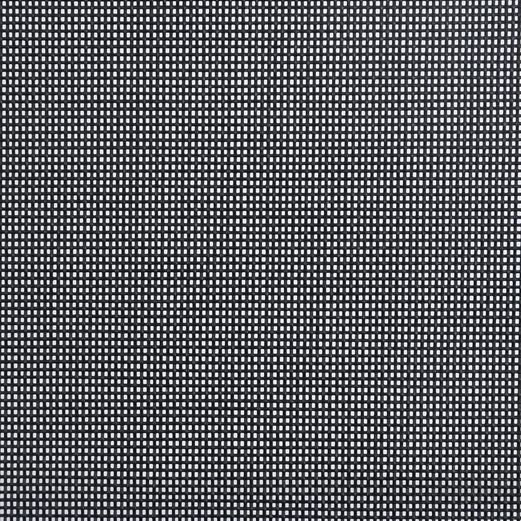 7-Delige Tuinset Aluminium Zilverkleurig En Zwart