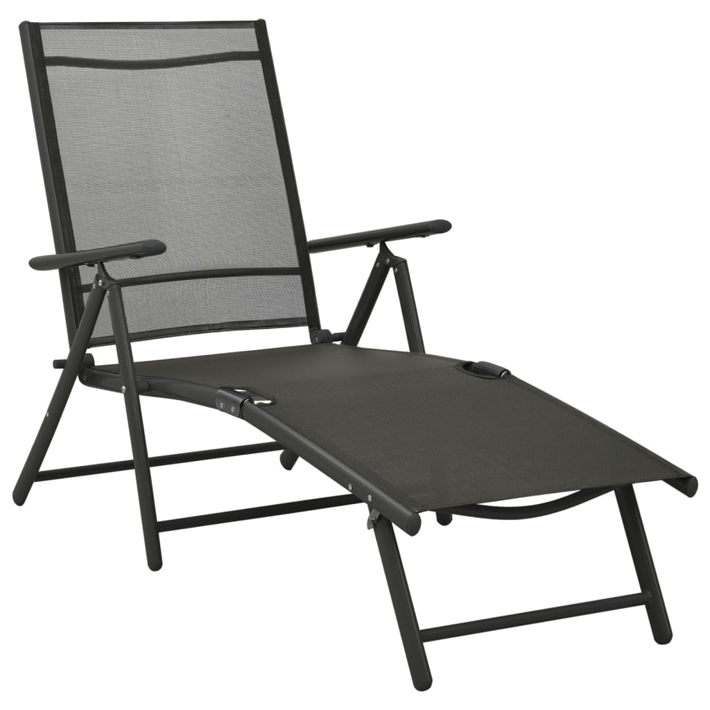 9-Delige Loungeset Zwart En Antracietkleurig