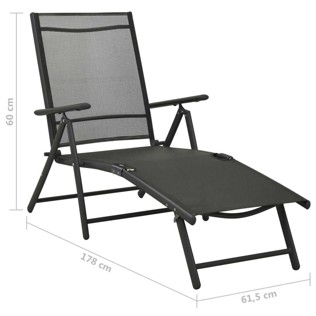 9-Delige Loungeset Zwart En Antracietkleurig