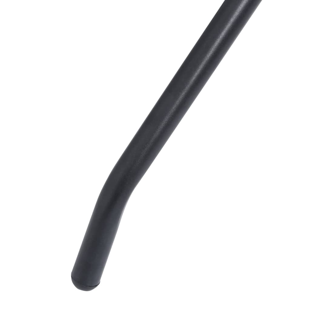 5-Delige Tuinset Aluminium En Textileen Zwart