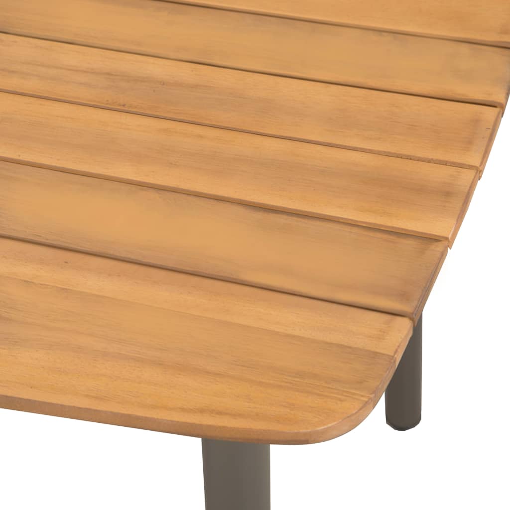 7-Delige Tuinset Poly Rattan Zwart