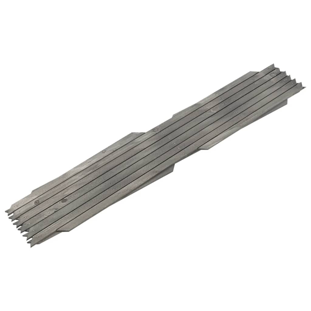 Tuinlatwerken 5 St 180X60 Cm Massief Vurenhout Grijs