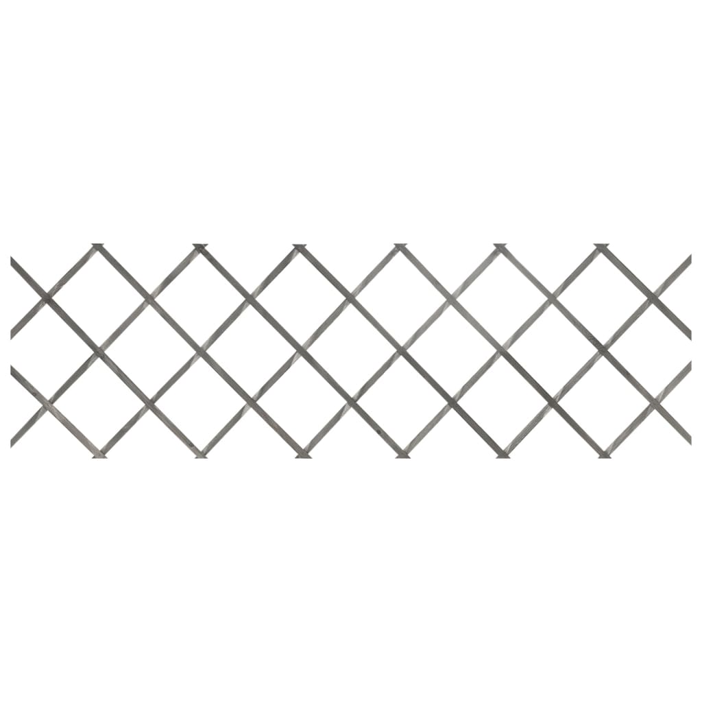 Tuinlatwerken 5 St 180X60 Cm Massief Vurenhout Grijs