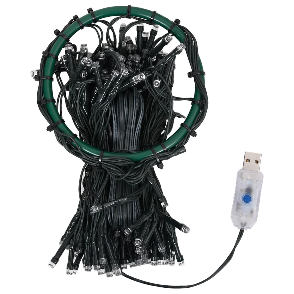 Kerstboomverlichting Met 210 Led's Blauw Net 210 Cm