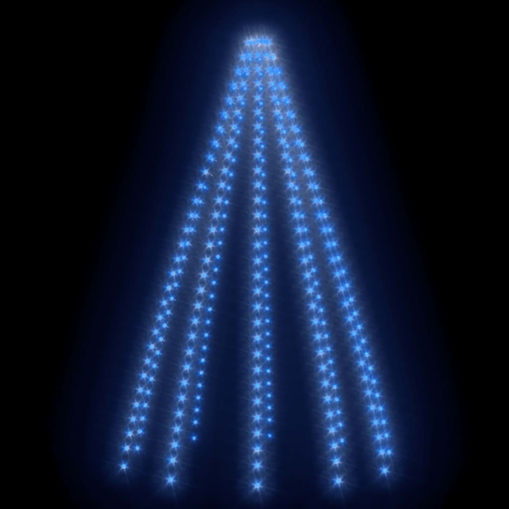 Kerstboomverlichting Met 250 Led's Blauw Net 250 Cm