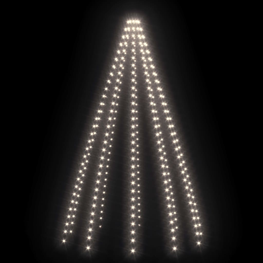 Weihnachtsbaumbeleuchtung mit 300 LEDs, kaltweiß, Netto 300 cm