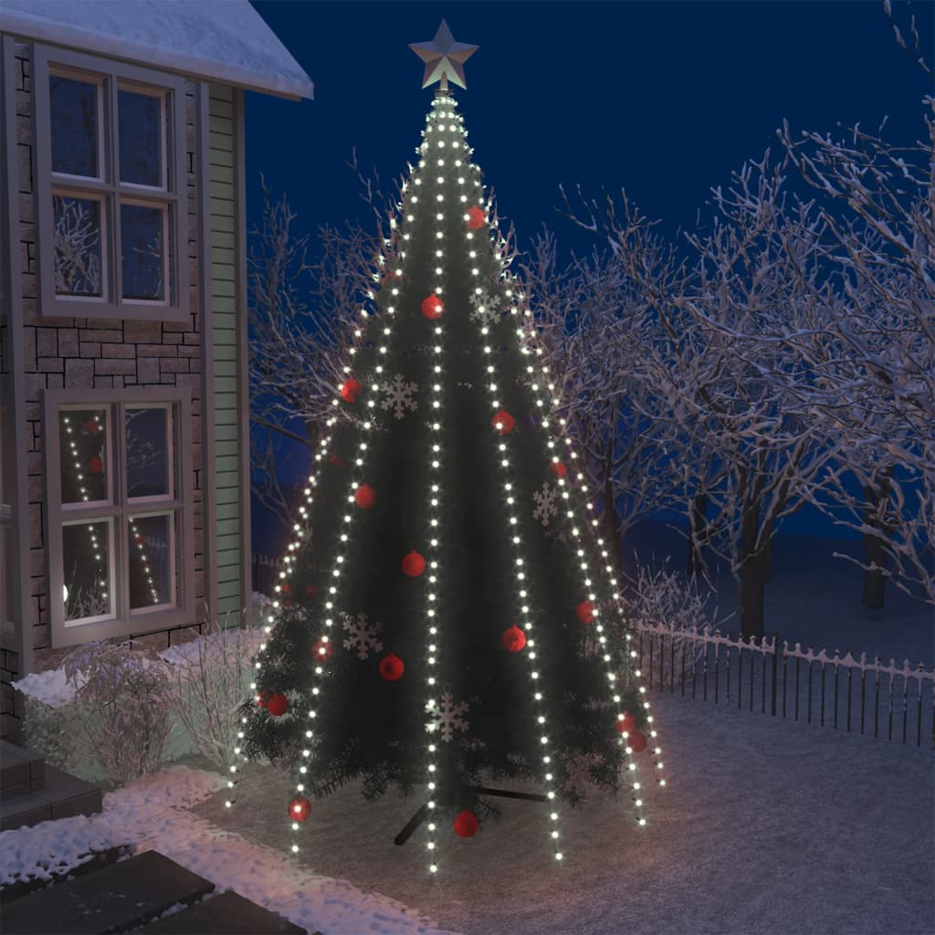 Kerstboomverlichting Met 500 Led's Koudwit Binnen/Buiten 500 Cm