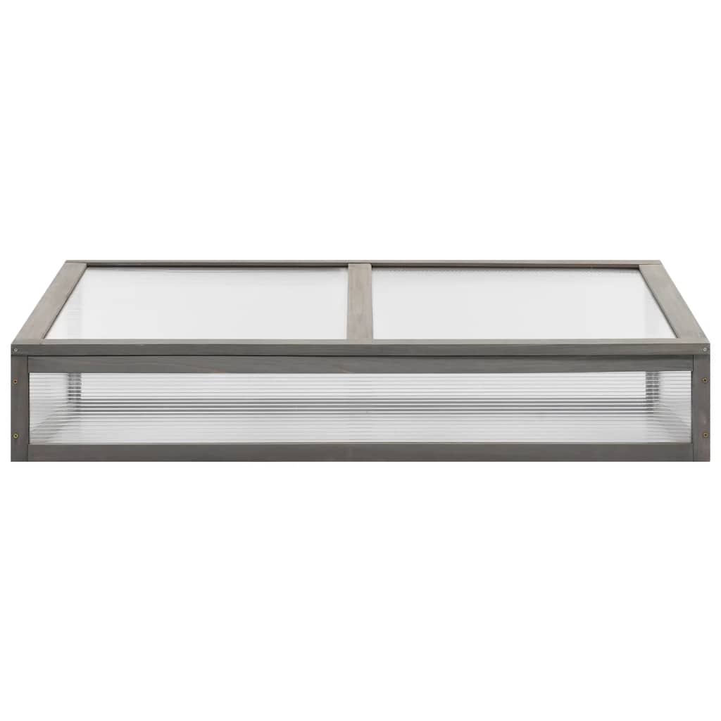 Pflanzgefäß mit Gewächshaus 110 x 54 x 120 cm, massives Fichtenholz