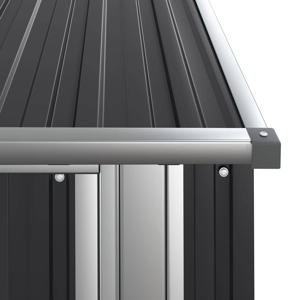 Tuinschuur 118,5X97X209,5 Cm Gegalvaniseerd Staal Antraciet