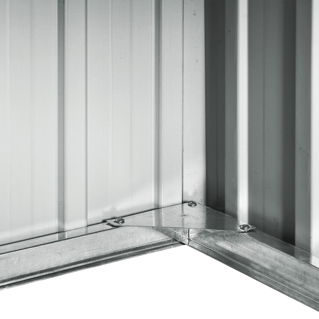 Overkapping Voor Robotmaaier 92X97X63 Cm Staal Antracietkleurig