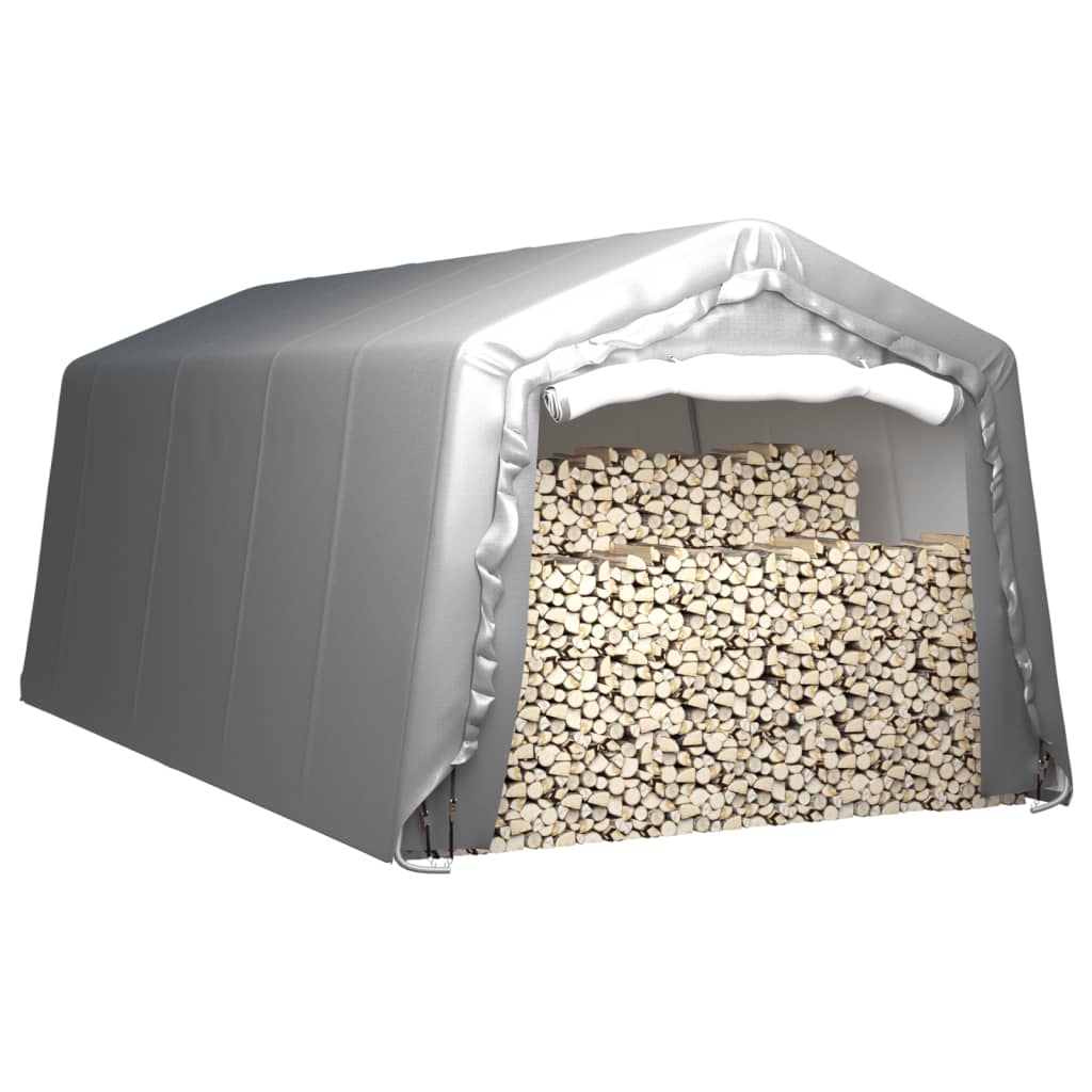 Opslagtent 300X600 Cm Staal Grijs