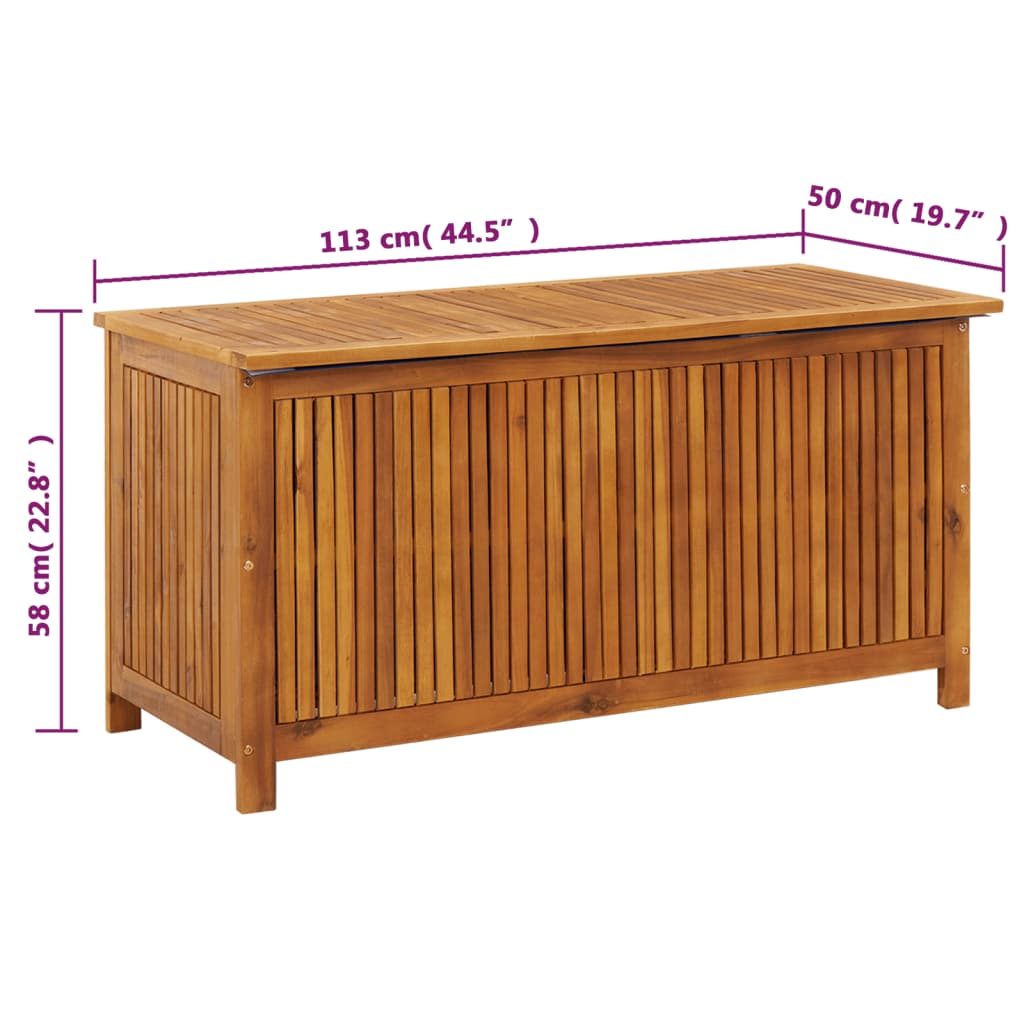 Tuinbox 113X50X58 Cm Massief Acaciahout