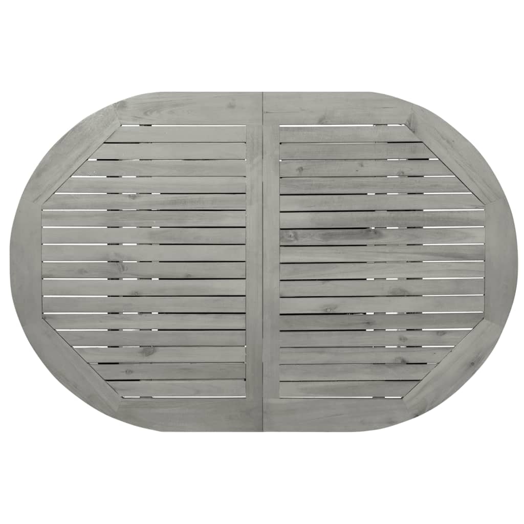 Gartentisch (120–170 x 80 x 75 cm) aus massivem Akazienholz