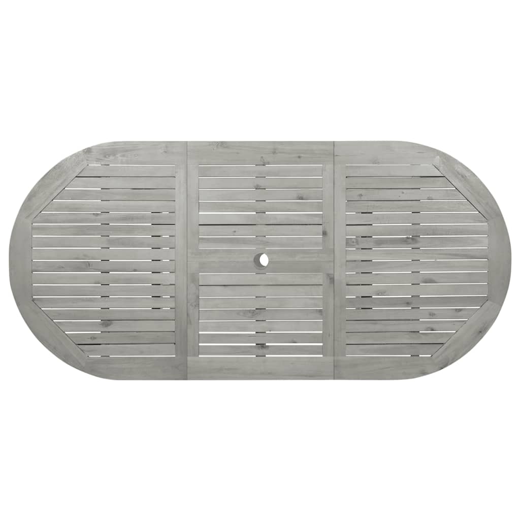 Gartentisch (120–170 x 80 x 75 cm) aus massivem Akazienholz