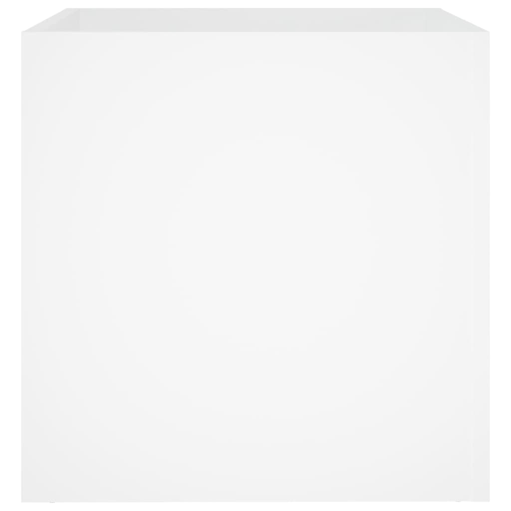 Plantenbak 40X40X40 Cm Bewerkt Hout Wit