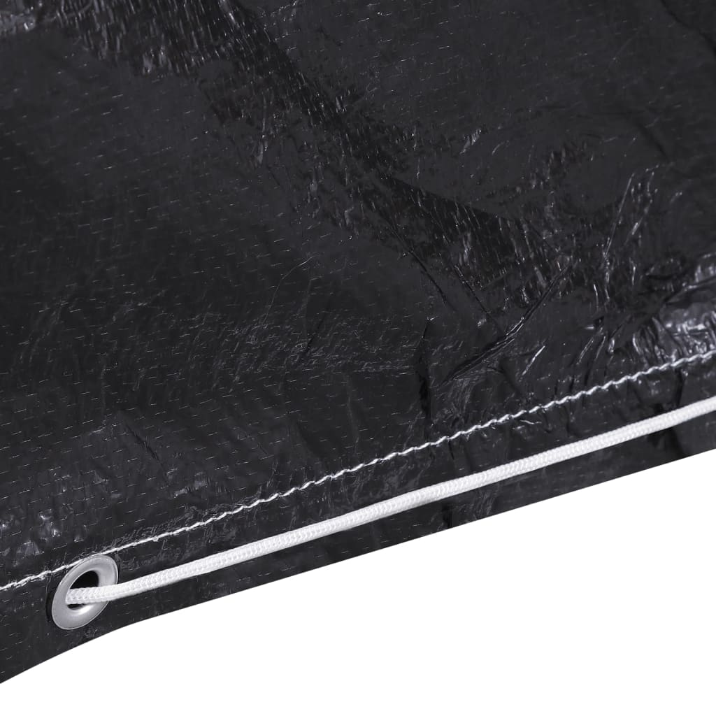 Tuinmeubelhoezen 2 St L-Vormig 12 Oogjes 250X250X90 Cm