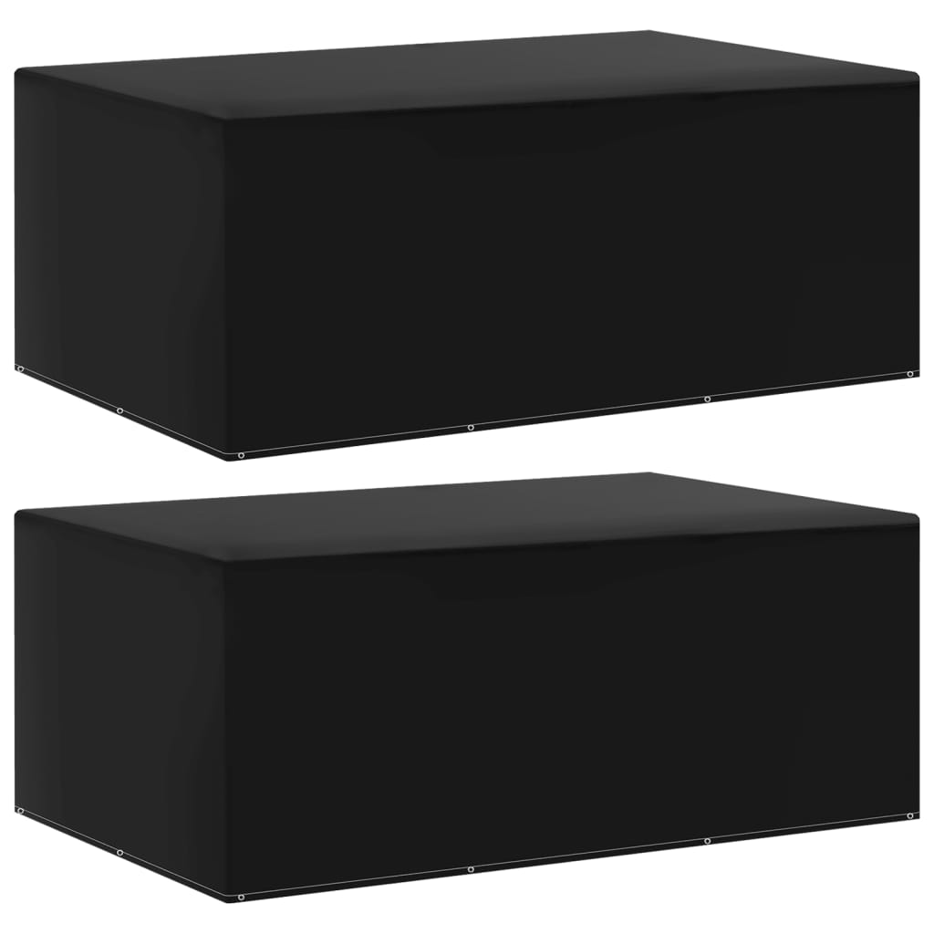 Tuinmeubelhoezen 2 St Met 7 Oogjes 225X143X90 Cm