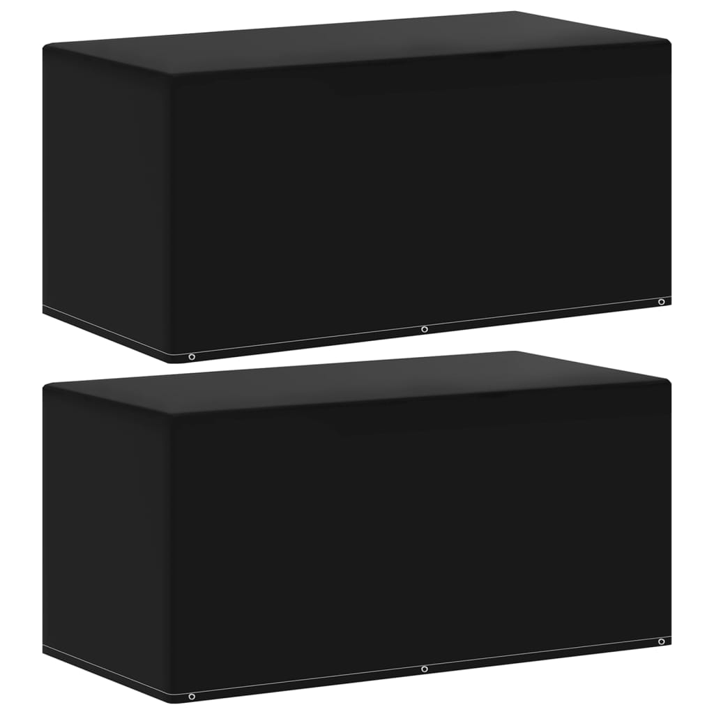 Tuinmeubelhoezen 2 St Met 6 Oogjes 160X80X75 Cm