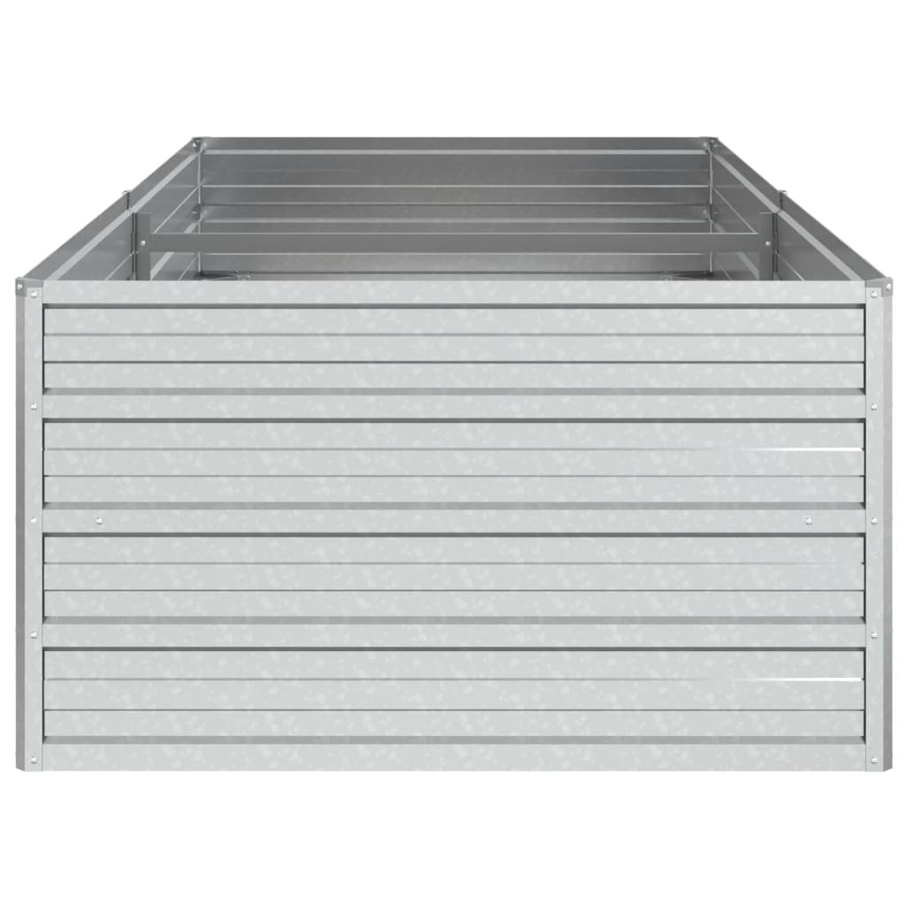 Plantenbak Verhoogd 160X80X45 Cm Gegalvaniseerd Staal Zilver