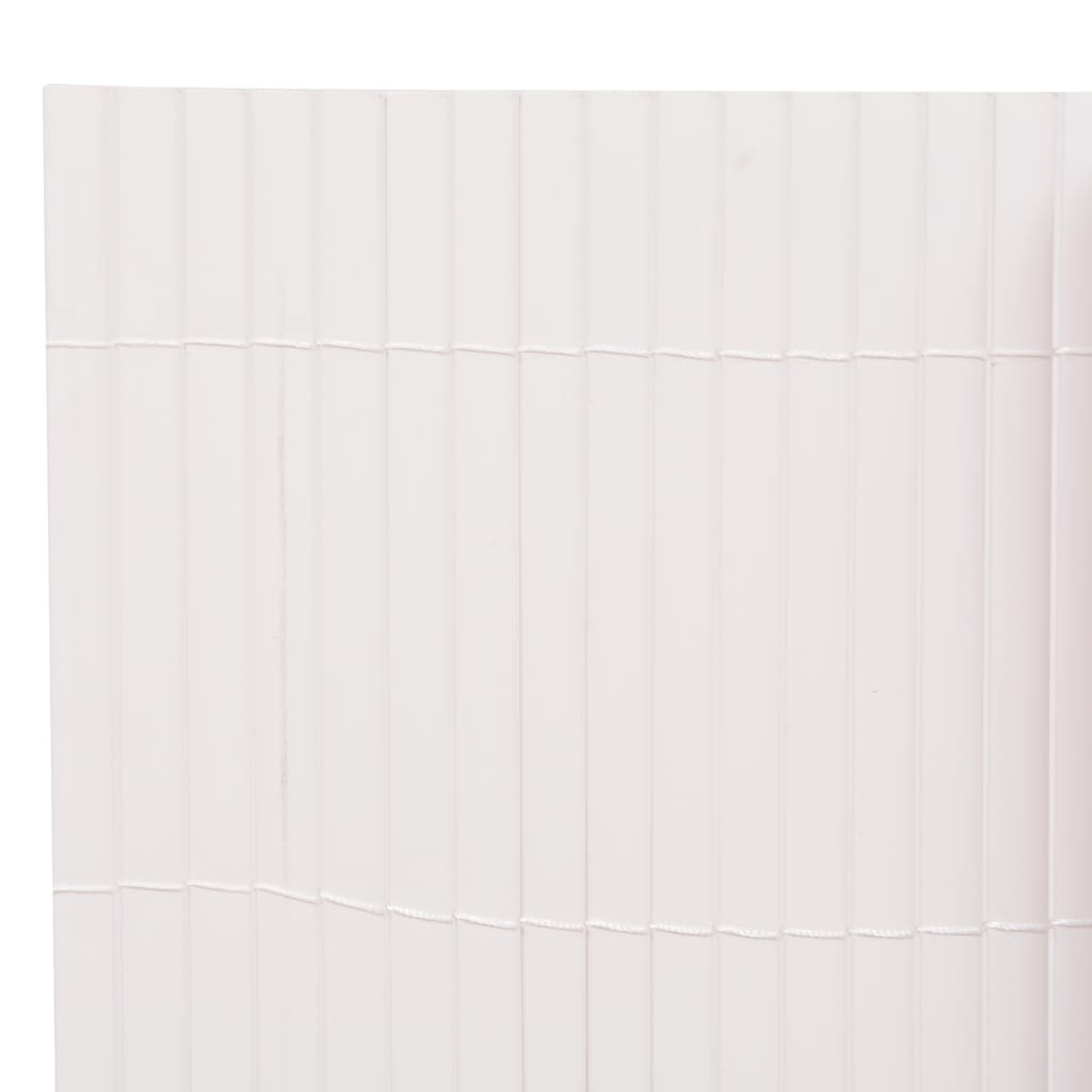 Tuinafscheiding Dubbelzijdig 110X400 Cm Wit
