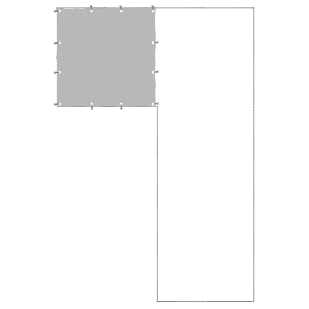 Hondenkennel 4,84 M² Staal Zilverkleurig