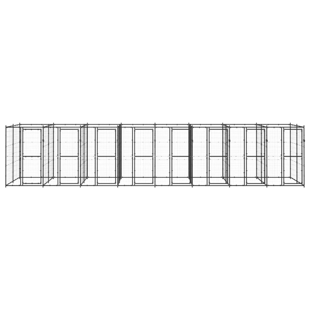 Hondenkennel 19,36 M² Staal