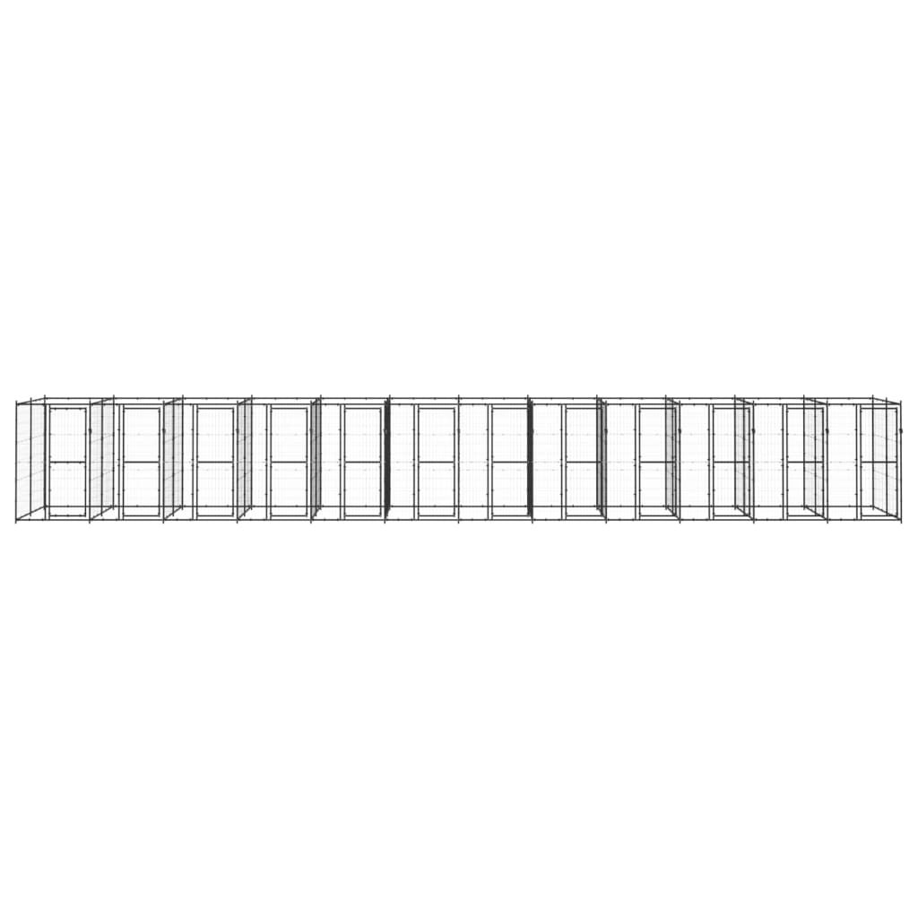Hondenkennel 29,04 M² Staal