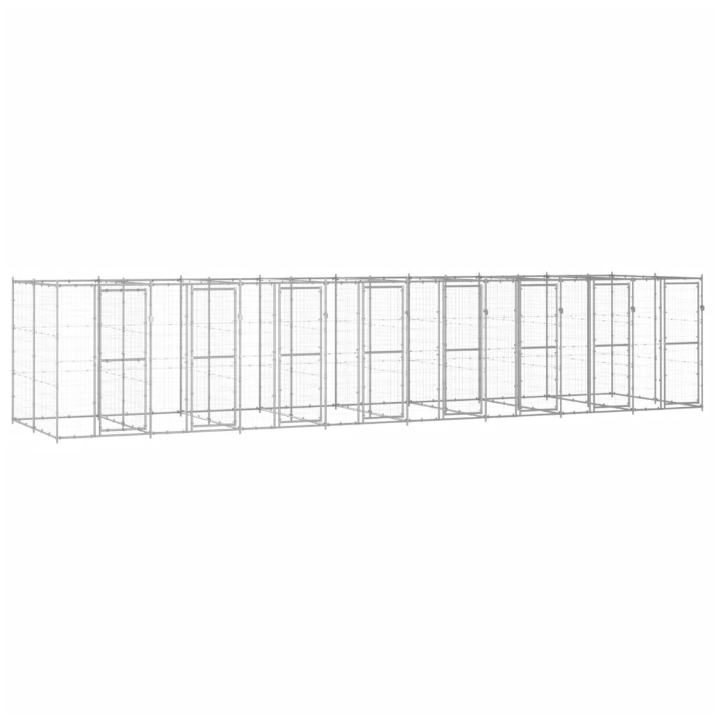 Hondenkennel 19,36 M² Gegalvaniseerd Staal