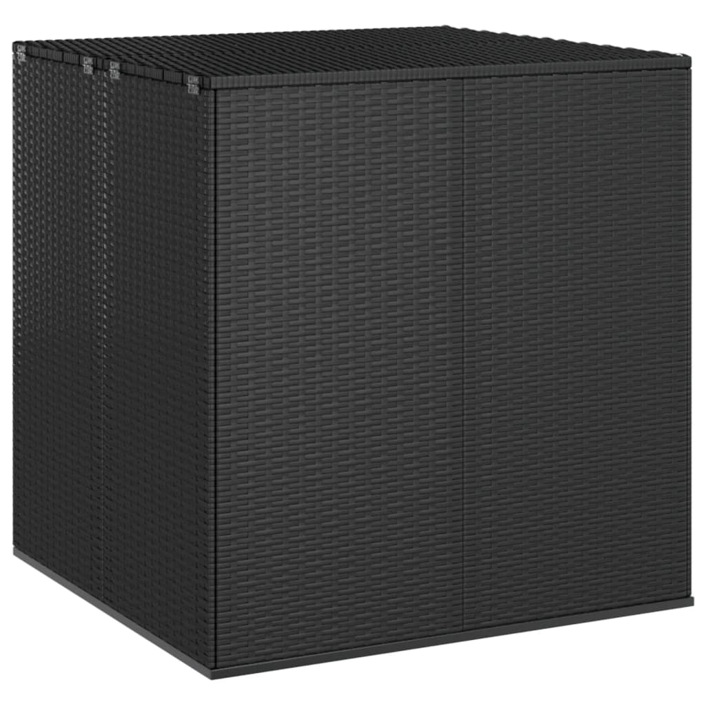 Tuinbox 100X97,5X104 Cm Polyetheen Rattan Zwart
