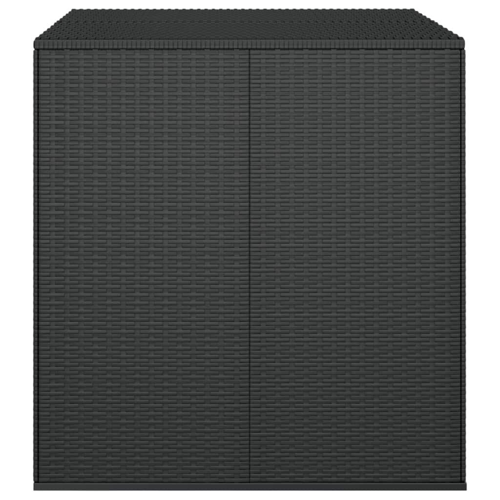 Tuinbox 100X97,5X104 Cm Polyetheen Rattan Zwart