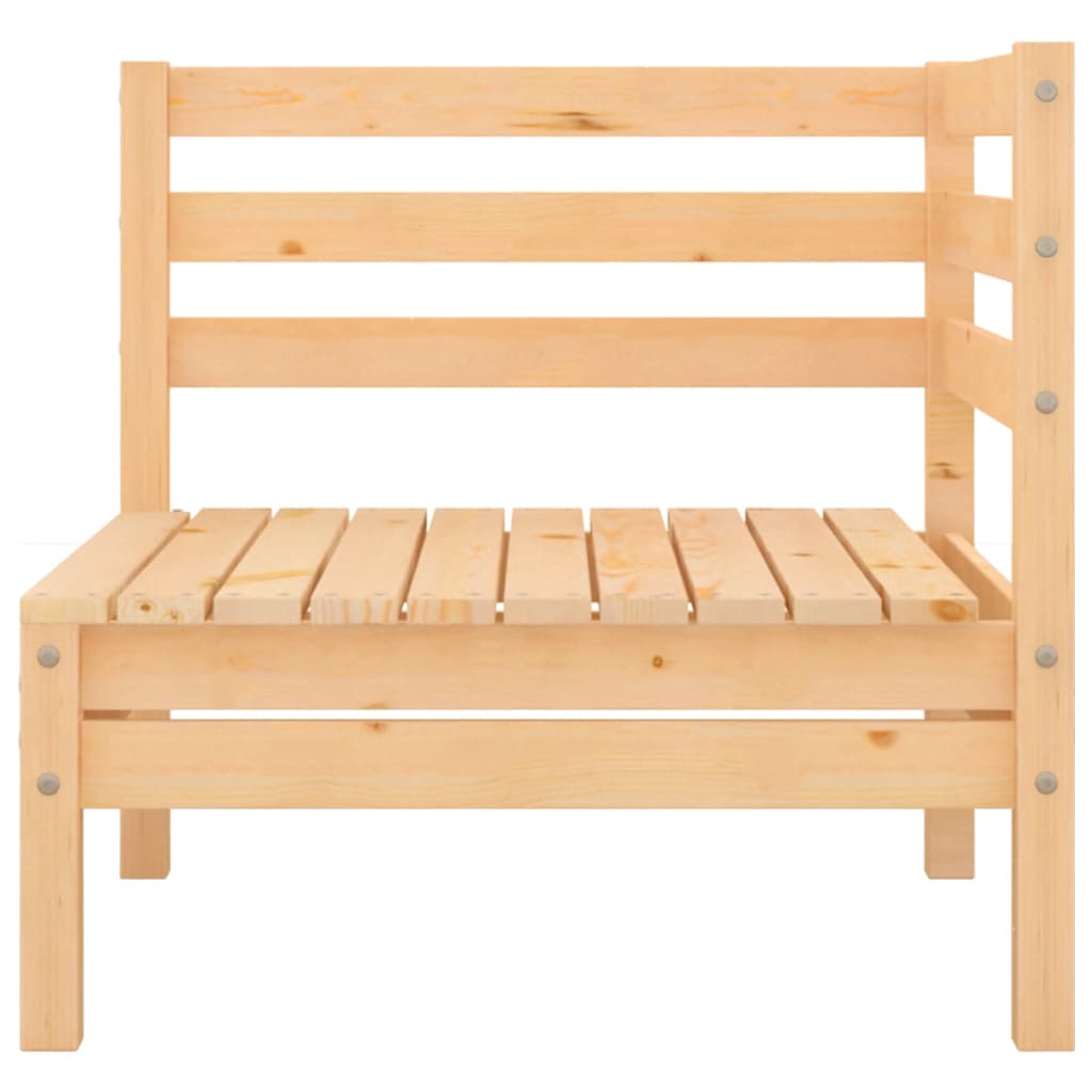 4-Delige Loungeset Massief Grenenhout