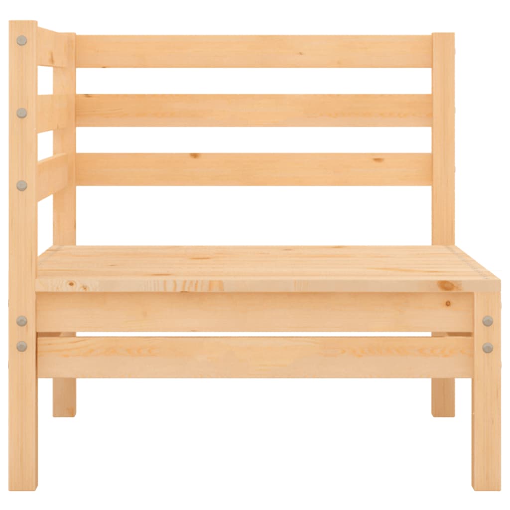 4-Delige Loungeset Massief Grenenhout