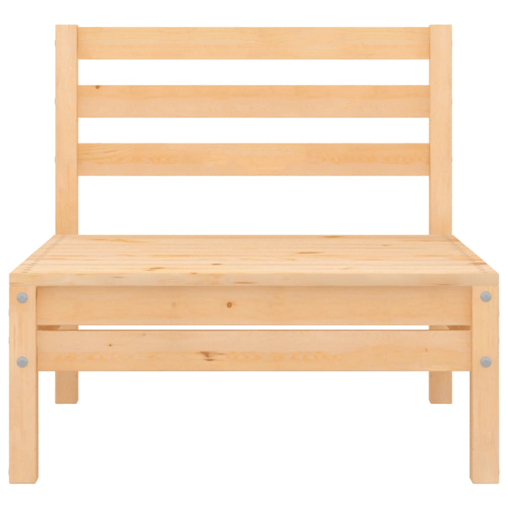 4-teiliges Lounge-Set aus massivem Kiefernholz