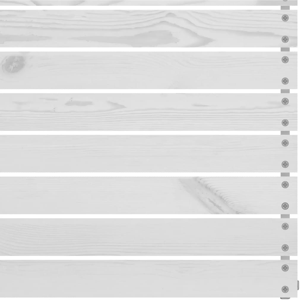 5-Delige Loungeset Massief Grenenhout Wit