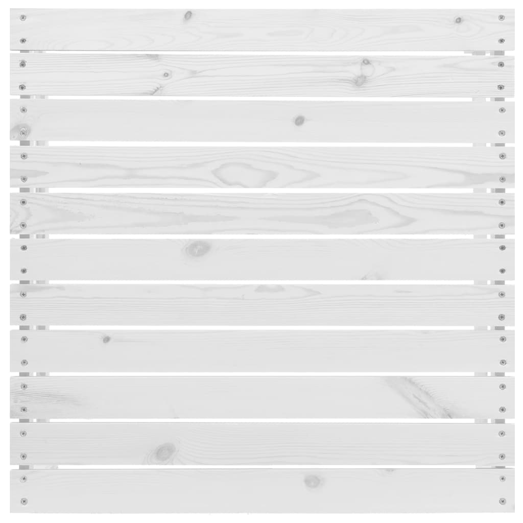 5-Delige Loungeset Massief Grenenhout Wit