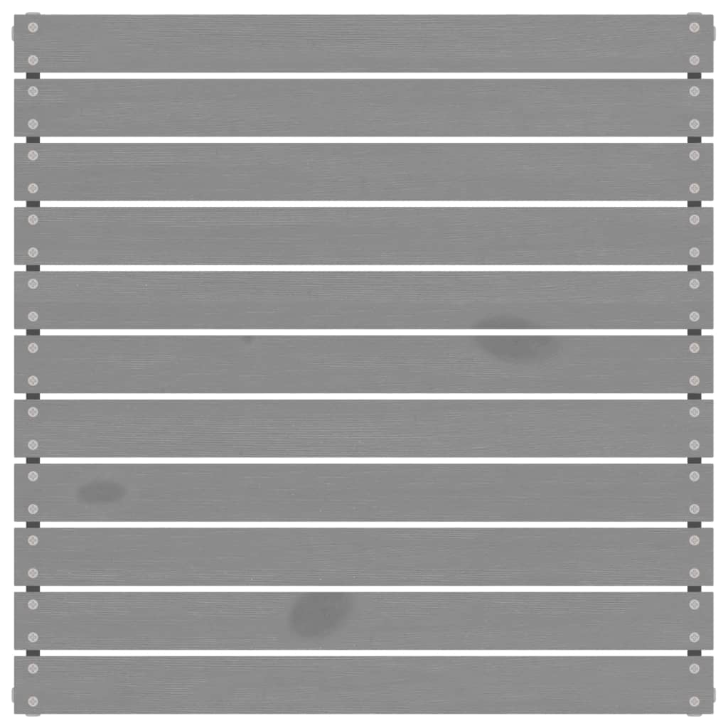 5-Delige Loungeset Massief Grenenhout Grijs