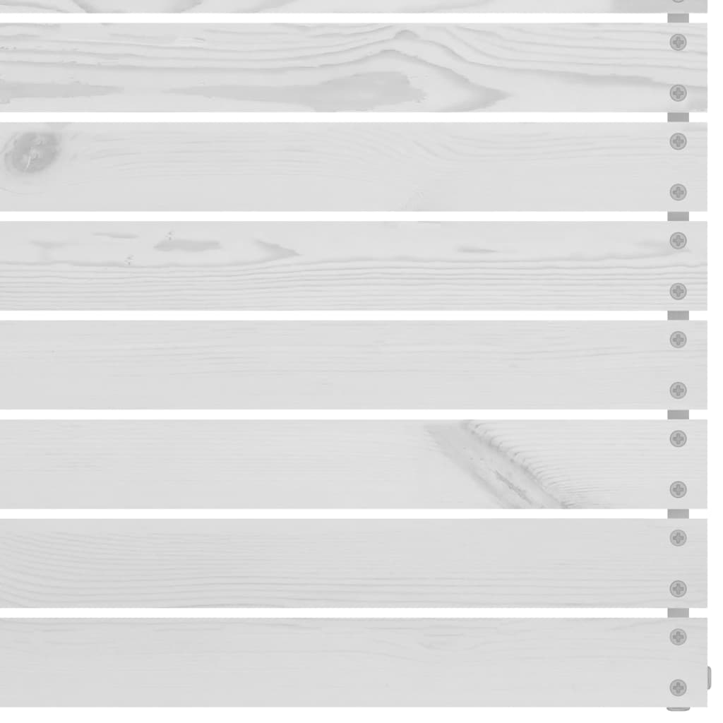 6-Delige Loungeset Massief Grenenhout Wit