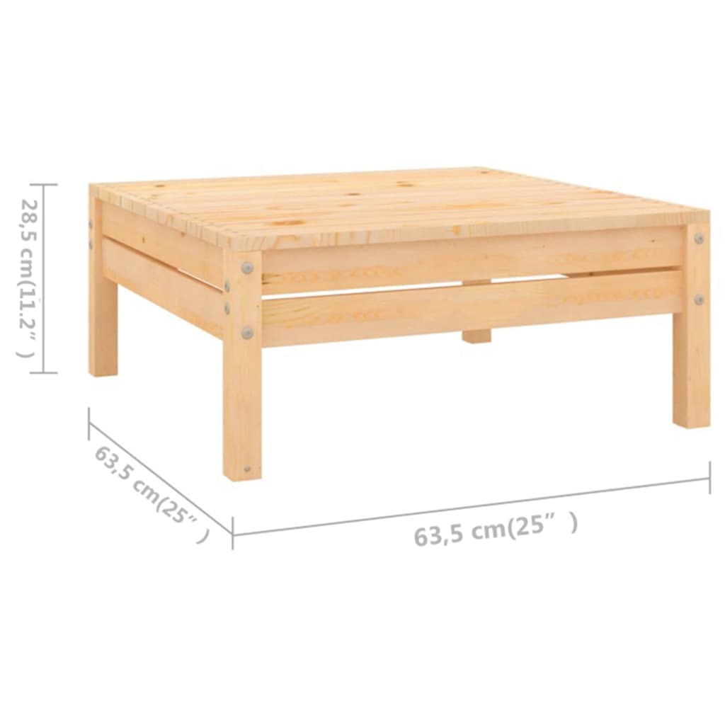 5-Delige Loungeset Massief Grenenhout