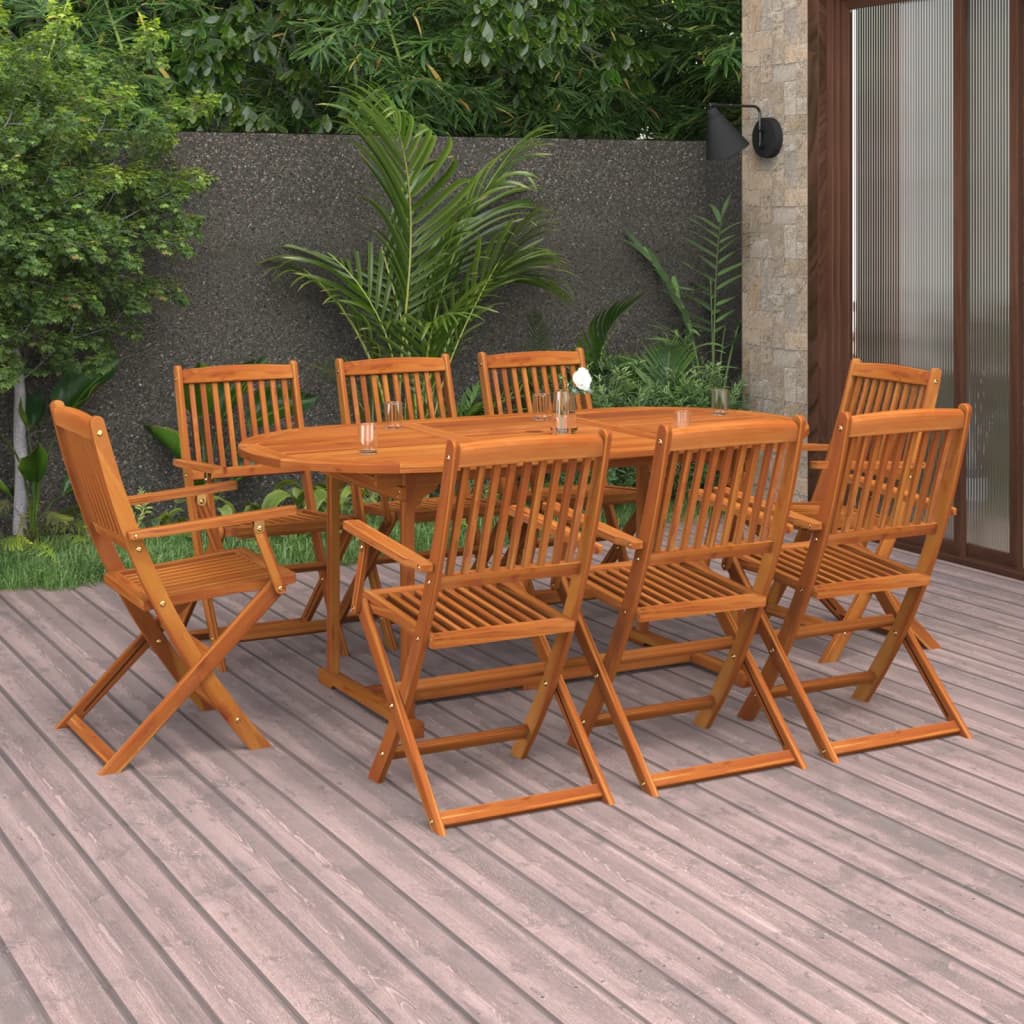 9-Delige Tuinset Massief Acaciahout
