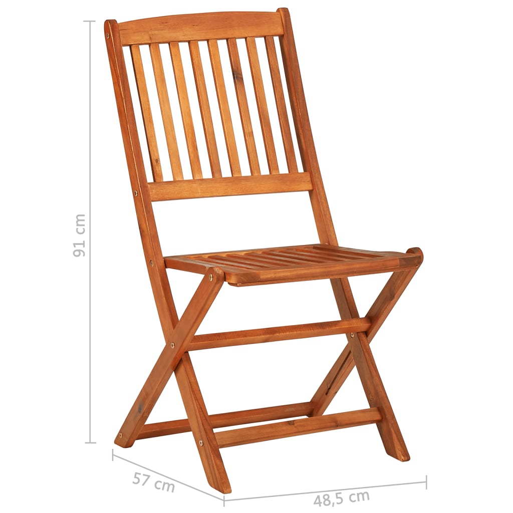 9-Delige Tuinset Massief Acaciahout
