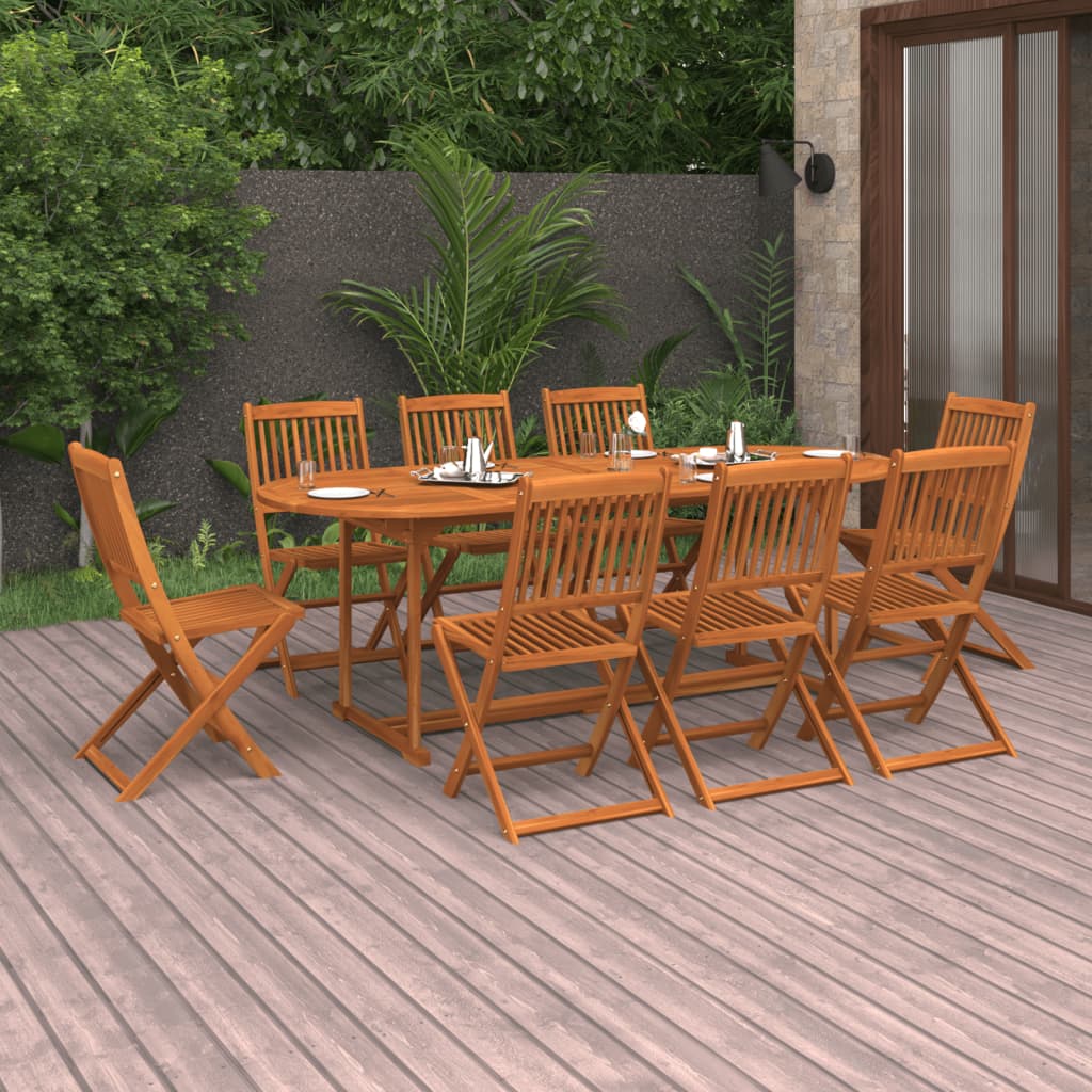 9-Delige Tuinset Massief Acaciahout