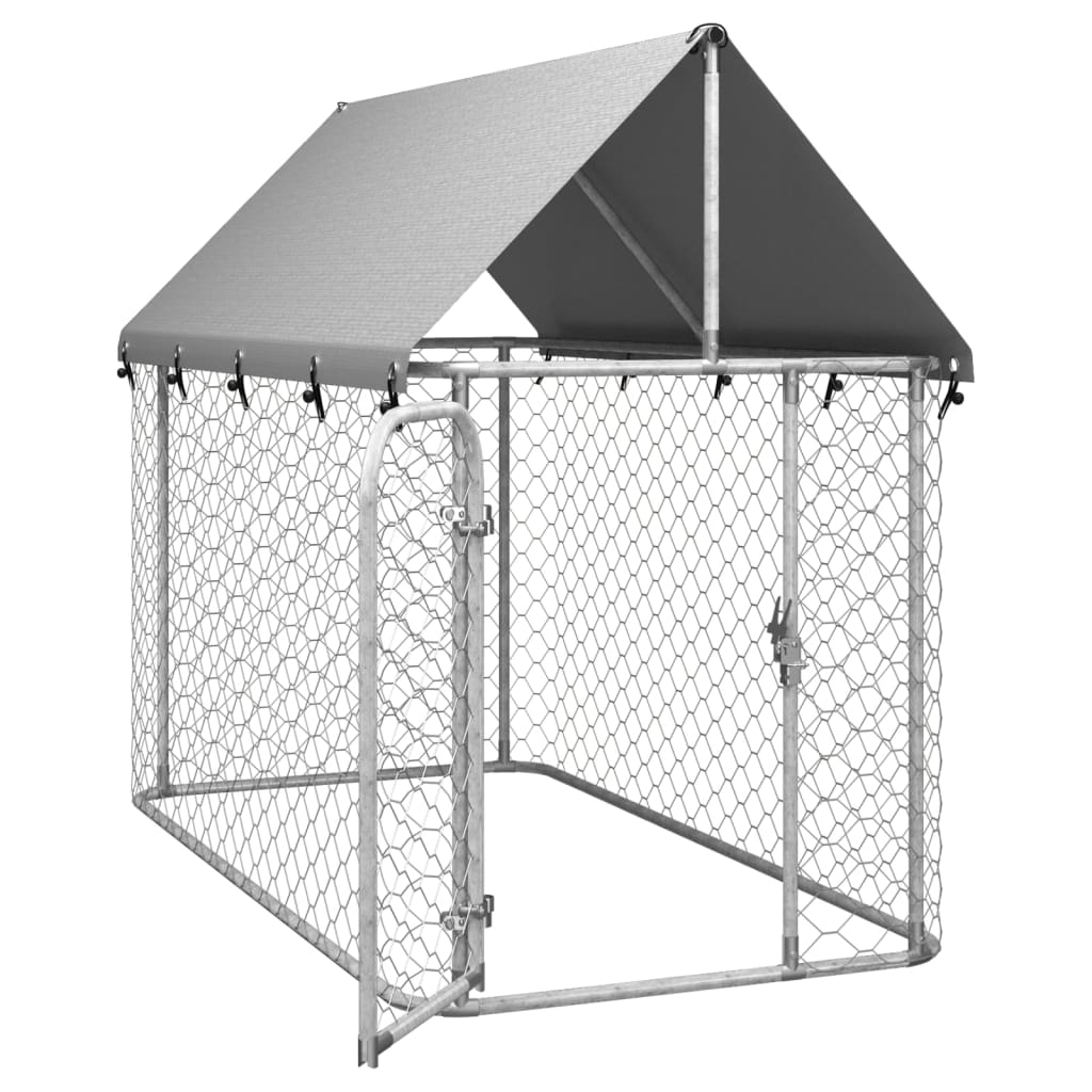Hondenkennel Voor Buiten Met Dak 200X200X150 Cm