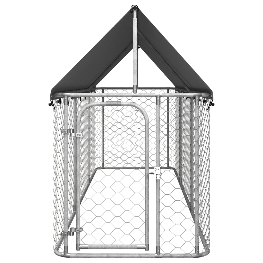 Hondenkennel Voor Buiten Met Dak 400X100X150 Cm